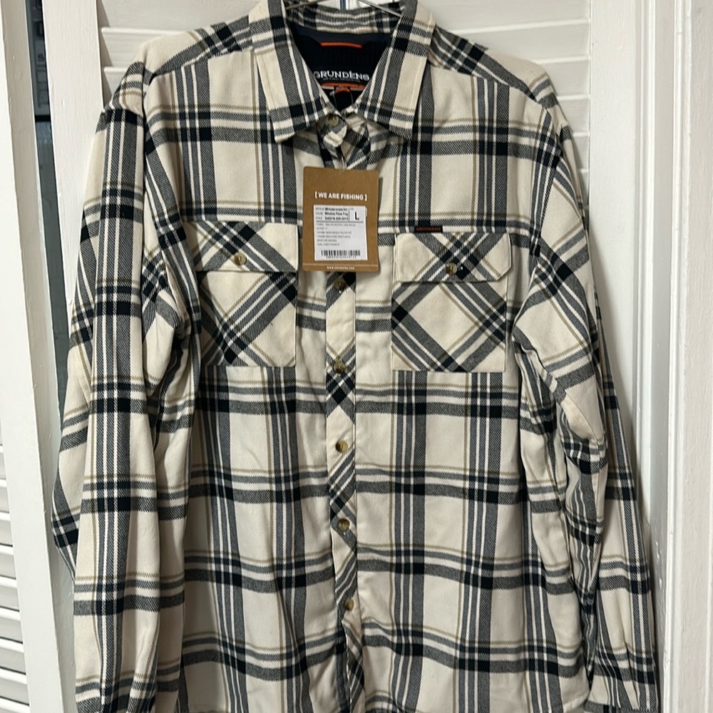 Grundens’s Men’s Kodiak insulated shirt size L NwT